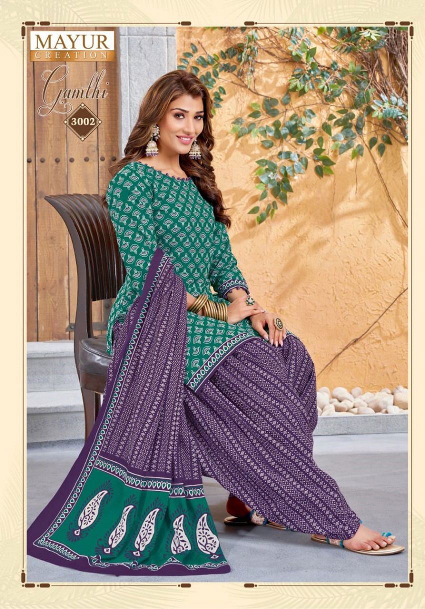 Gamthi Vol 3 By Mayur Printed Cotton Dress Material Catalog
